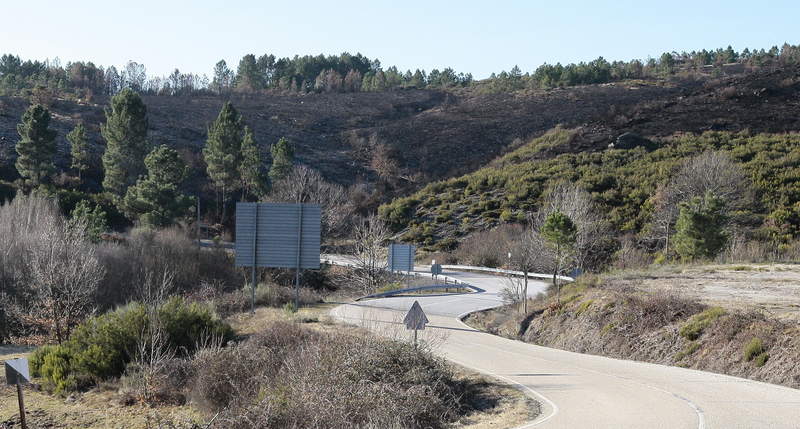 La carretera entre Puebla de Sanabria y Bragança. RAMIRO -